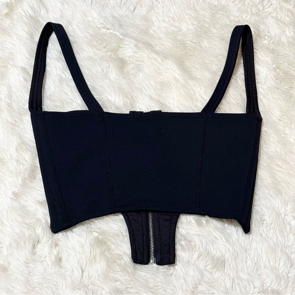 NWT Dion Lee Double Arch Bustier Top in Black - Size 0 - Picture 6 of 9